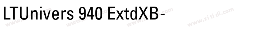 LTUnivers 940 ExtdXB字体转换 LTUnivers 940 ExtdXB字体转换